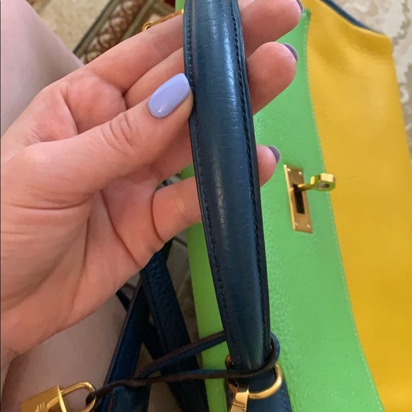 Hermès Kelly 35 tri- color bag - Picture 6 of 16
